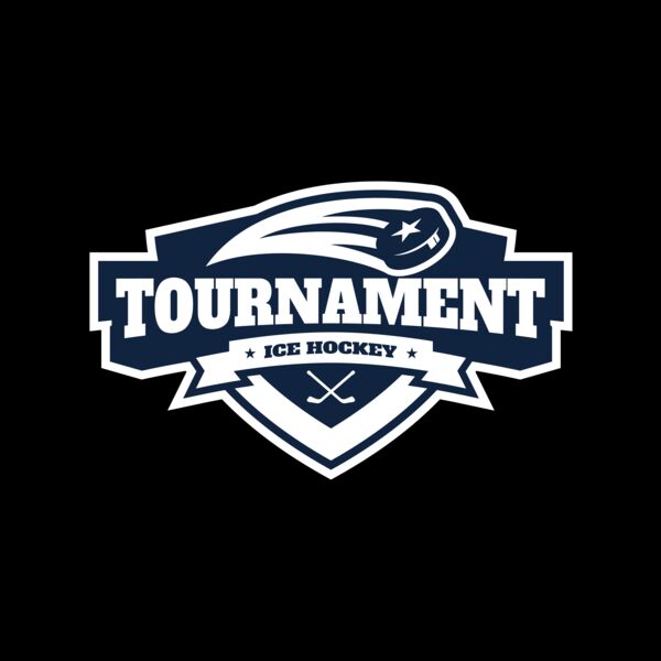 Tournament Ice Hockey logo template 02 Thumbnail