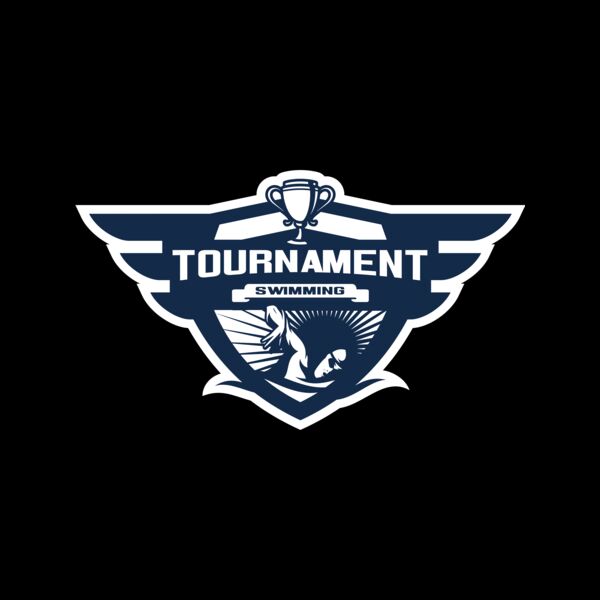 Swimming Tournament logo template 04 Thumbnail